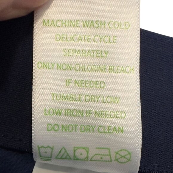 Lilly Pulitzer Kelly Stretch Pants Size 4 High Tide Navy She's Got Sol Floral - Picture 9 of 10